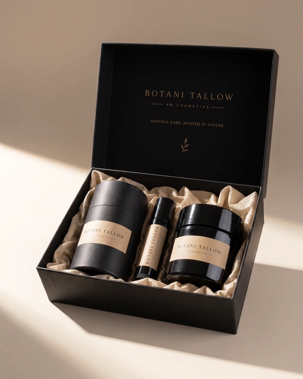 Productos de la gama Botani Tallow